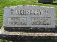 Hennessy, Thomas J. and Sarah (Harvey)